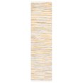thumbnail image 3 of SAFAVIEH Rag Elena Striped Cotton Runner Rug, Gold/Multi, 2'3" x 12', 3 of 10