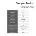 thumbnail image 3 of Nema 23 2-Phase Closed Stepper Motor Driver Kit With 1.5M Encoder Cable For CNC Router Engraving Milling Machine ,Connector Compatible, 3 of 6