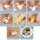 thumbnail image 3 of Juego de 1 pieza de molde Onigiri, kit de fabricación de sushi con molde para bolas de arroz, molde para onigiri lindo de dibujos animados, molde para sushi con forma de gato lindo, kit de molde para sushi con tablero en relieve de algas marinas oso de fresa Electrónica, 3 of 5