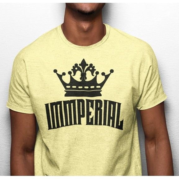 Immperial Wear King Crown Solid Color T-shirt