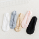 thumbnail image 5 of Calcetines de verano antideslizantes para mujer, calcetín Invisible de encaje de algodón transpirable, Sexy, fino, fresco, a la moda, 3 pares, 5 of 5