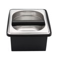 thumbnail image 1 of Caja de acero inoxidable Espresso Knock Box DIBTSA con soporte, 18,5 x 17 x 10,8 cm, 1 of 9