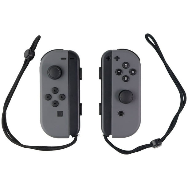 Nintendo Switch Left and Right OEM Joy-Con Controllers (L/R) with Strap -  Gray (Used)