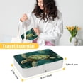 thumbnail image 5 of Turtle Elegant PU Leather Jewelry Organizer Box with Removable Compartment, Portable Earring Organizer and Bracelet Holder, 5 of 6