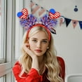 thumbnail image 5 of Avdolw Independence Day Colour Stripe Flag Hair Bands - Party Decorations Headbands (Plastic, Multicolor), 5 of 6