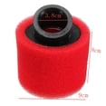 thumbnail image 2 of Scienceny Filtro de aire para scooter, moto de cross, motocicleta, codo, cuello, espuma, limpiador de esponja de aire, 35/38/42/45/48mm Accesorios para motos Rojo 42MM Scienceny CZ13376-05B, 2 of 5