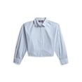 thumbnail image 4 of Weekend Academy Girls Button Up Shirt with Long Sleeves, Sizes 4-18, 4 of 5