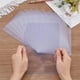 thumbnail image 3 of 10 protectores de hojas transparentes de 5,8 x 8,3 pulgadas, protectores de papel A5 de plástico, impermeables, rígidos, para documentos y fotos, protectores de impresión horizontales rígidos., 3 of 9
