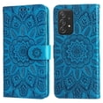 thumbnail image 1 of Funda tipo cartera GANGXUN para Samsung Galaxy A52 , diseño girasol, cuero PU, soporte, cierre magnético, tarjetero, 1 of 5