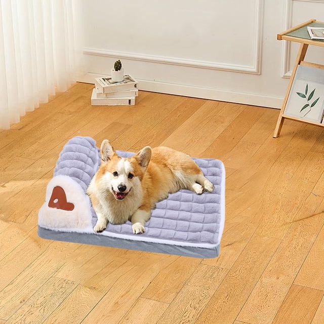 Xihbxyly Despacho de Almacén Caja Abierta Alfombrilla para Mascotas Extravagante y Lujosa, Cálida Cama de Invierno para Perros y Gatos, Alfombrilla para Dormir, Suministros para Mascotas, Cama para P