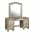 thumbnail image 2 of Coaster Company Bling Game Vanity Desk, Metallic Platinum, 2 of 3