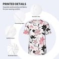 thumbnail image 5 of Rocae Lilies Flowers for Breathable Men's Baseball T-Shirt Fashionable Casual Baseball Jersey, Moisture-wicking Sportswear 3X-Large, 5 of 9