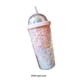 thumbnail image 2 of Naiovety Opción de botella de agua de plástico arcoíris para hidratación multiusos y conveniente, regalo, taza para beber Cocina y Comedor Rosa claro 550ml, 2 of 6