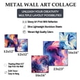 thumbnail image 4 of Designart "Vibrant Mystic Ikat Fusion" Abstract Wall Art Set Of 5 - Multicolor Modern Office Room Metal Wall Art Set, 4 of 6