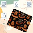 thumbnail image 3 of Thanksgiving Hat Non-Slip Rubber Bottom Printed Gaming Mouse Pad Mouse Mat - Square 8.3x9.8 Inch, Suitable for Office and Gaming., 3 of 6