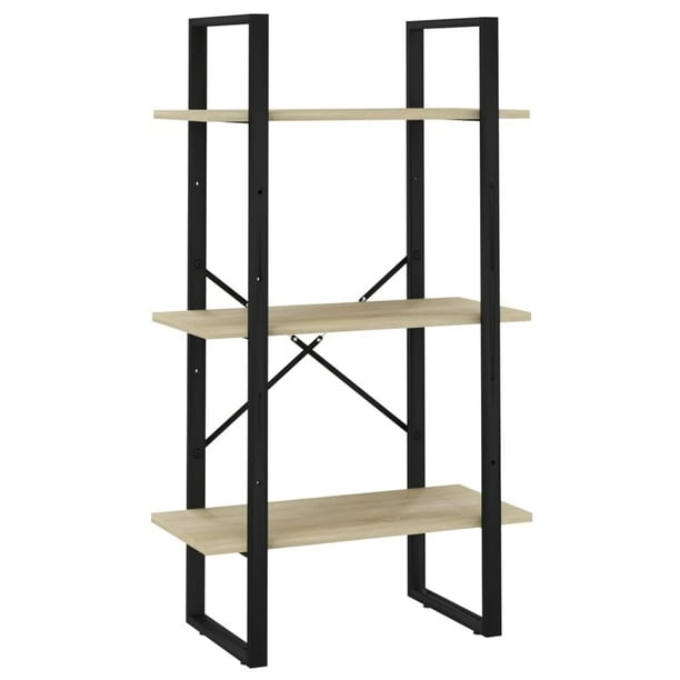 Estante de almacenamiento VidaXL Sonoma, madera aglomerada de roble, 60 x 30 x 105 cm