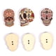 thumbnail image 5 of Botones de madera Botones de calaveManualidades de bricolaje, botones de madera, 50 botones de calavera de madera, para decoración de ropa de nios, herramienta de bricolaje para el hoga LHCER NO, 5 of 5