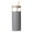 Grey, variant on Travelwant 500ml Glass Water Bottle with Bamboo Lid and Straw, Wide Mouth Water Tumbler Drinking Cups, Straw Silicone Protective Sleeve BPA Free