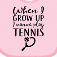 thumbnail image 4 of Inktastic Future Tennis Player Gift Boys or Girls Baby Bib, 4 of 4