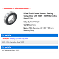 thumbnail image 2 of Drive Shaft Center Support Bearing - Compatible with 2007 - 2017 Mercedes-Benz S550 2008 2009 2010 2011 2012 2013 2014 2015 2016, 2 of 2