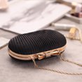 thumbnail image 4 of Bolsa Embrague de noche Mujer Nupcial Banquete Boda Fiesta Crossbody Bolsos (Negro) Tmvgtek Para estrenar, 4 of 8