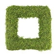 thumbnail image 1 of Vickerman FQ170102 15.5 in. Reindeer Moss Square Wreath - Dark Green, 1 of 1