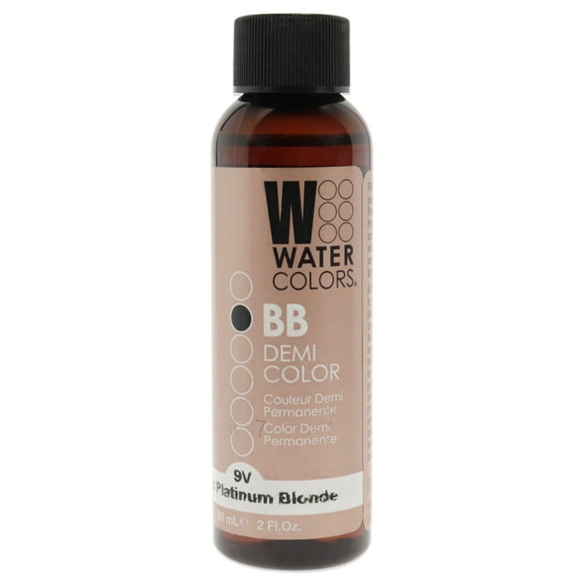 Tinte semipermanente para cabello Tressa BB Rubio platino claro 9V 2 oz