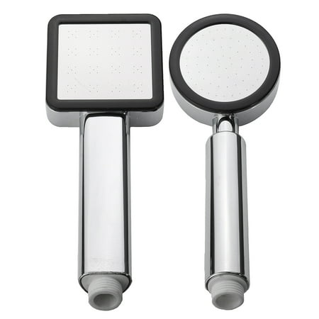 Low Flow Handheld Shower Heads M.way Universial Chrome High pressure Handheld Shower Head Round Square Rain Spa Spray Bathroom Water Saving Different Kinds Of Water Flow ()