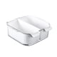 thumbnail image 1 of Pisexur Batería de cocina Cesta de drenaje multifuncional con doble compartimento para lavavajillas, mesa de centro, platos de frutas, cesta de frutas, bandeja para a para la cocina del hogar, 1 of 6