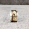 thumbnail image 4 of NEW Spinner Band, Bohemian Ring, 925 Sterling Silver Ring, Spinning Thumb Ring, Three Tone Ring, Fidget Ring, Handmade Jewelry, Christmas Oxidized, Brass Copper Band, Anxiety Ring, Mans Band Gifts, 4 of 6