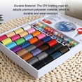 thumbnail image 3 of Baohd 64Spools Assorted Colors Sewing Threads Set Sewing Tools Kit Needle Box Color Random, 3 of 9