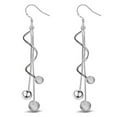 thumbnail image 3 of Xihbxyly Pendientes Colgantes de Oro con Diseño de Cuentas Largas de Arena, Lentejuelas Metálicas de Moda, Elegantes Accesorios para Bodas, Moda Versátil para Cualquier Ocasión, Regalo Perfecto para, 3 of 6