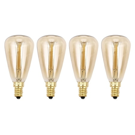 

4X Vintage Bulbs E14 220V ST48 Incandescent Bulbs 25W 40W 60W Filament Retro Light for Pendant Lamp