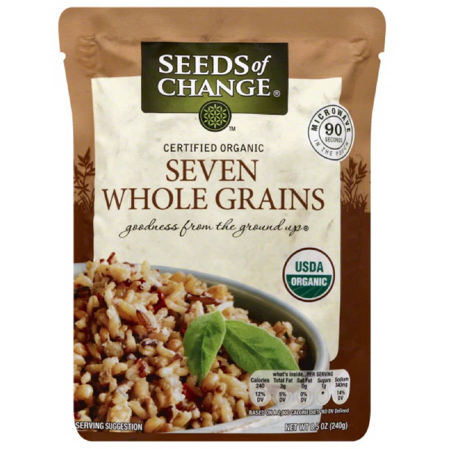 Seeds of Change Seven Whole Grains Rice, 8.5 oz, (Pack of 12)