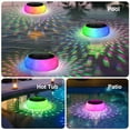 thumbnail image 2 of Floating Pool Lights, Solar Pool Floater with Colorful Light, Adjustable Release Solar Floating Pool Light for Inground Pool, Spa, Hot Tub, 2 of 7