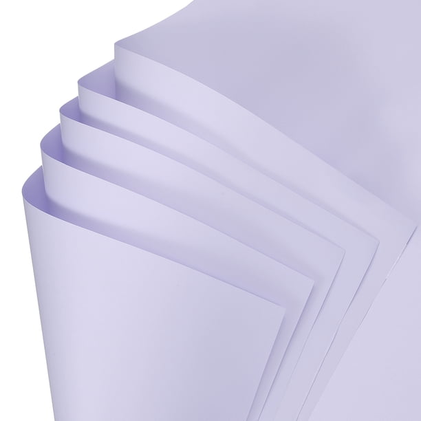 Uxcell 20 Hojas de Papel de Envoltura para Flores, 21.5" x 21.5" Papeles Impermeables para Ramo Floral Suministros de Florista para Empaque de Regalos de Fiesta de Boda, Morado