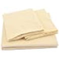 thumbnail image 3 of Pacific Linens | Luxurious Soft 3 Piece Bed Sheet Set with Deep Pockets | 100% Cotton | Wrinkle, Fade & Stain Resistant | 500 Thread Count | Twin Size | Ivory, 3 of 5