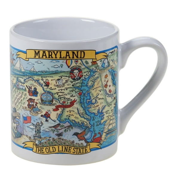 Certified International Maryland Souvenir 20 oz. Jumbo Mugs (Set of 6)