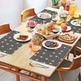 thumbnail image 2 of Cute Pug Puppies Summer Placemats Table Placemats Set Of 4-Linen Kitchen Washable Placemats Table Mats 11.8"x17.7"Non-Slip Heat Resistant, 2 of 6