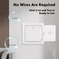 thumbnail image 3 of 2X Remote Control Light Off RoSwing Arm-Rocker Remote Switch Button Pressing Click Push Simulates Physical Finger,2 x Remote Control Light Off,White, 3 of 7