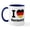 White/Navy Inside, variant on CafePress - I Love Germany Mug - 11 oz Ceramic Mug - Novelty Coffee Tea Cup