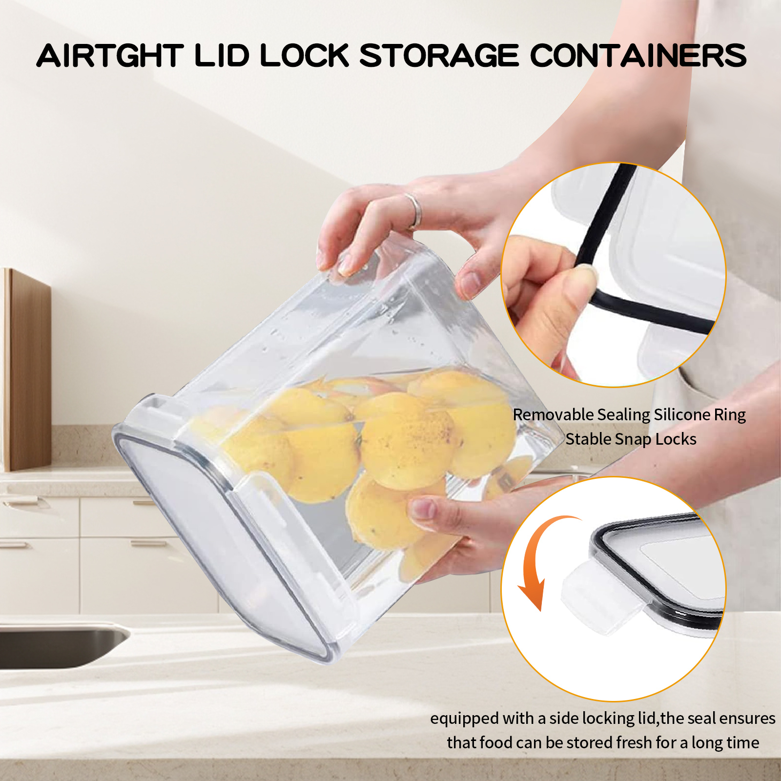 stusgo 18-Piece Airtight Food Storage Container Set with Lids photo 6