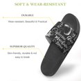 thumbnail image 3 of GZHJMY Stylish Slides for Women Men, Coffee Elements Black Background Soft Flexible Slip-on Sandals Slippers, 3 of 7