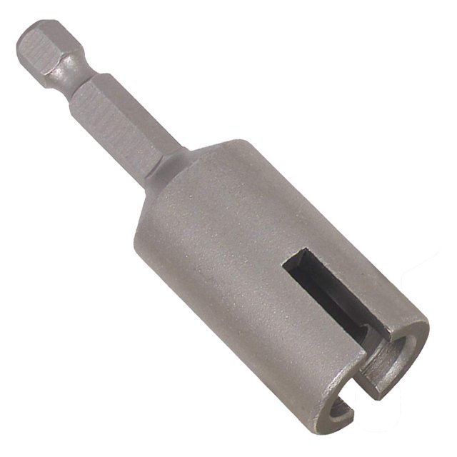 21/2" Slotted Wing Nut Driver for Hurricane Storm Shutters 1/4" Power