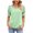 Mint Green, variant on White L WIZUTIZ Corset Tops for Women up to 30% Off Sports Comfy Summer-Beach Plus Size Tshirt Short Sleeve Cotton Soft Ladies Tops Trendy Crew Neck T-shirt Elegant Plus Tshirts Loose Fit Solid Shirt