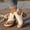 White, variant on Women's Cute Thick Toe Buckle Sandals Solid Color Plus Size Spring Summer Trendy Comfortable Fashionable Casual Brown 39