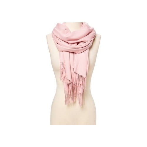 Oussum Women's Solid Pashmina Cashmere Scarf