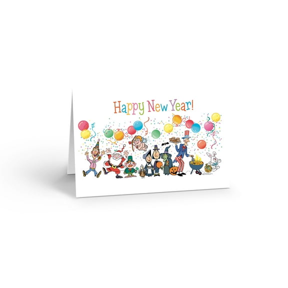 Funny Happy New Year Cards - Every Holiday Christmas Card - 2050
