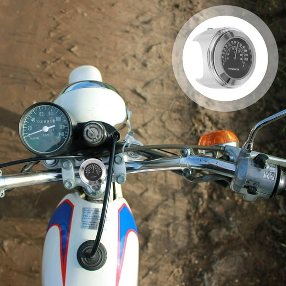 WHAMVOX Outdoor Thermometer Motorcycle Temperature Gauge 4.2X4.2X3CM