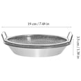 thumbnail image 3 of LOVEVER Mesh Drain Pan Oil Plate Fried Foods Snack Dish Air Fryers Bakeware Container Multi-use, 3 of 6